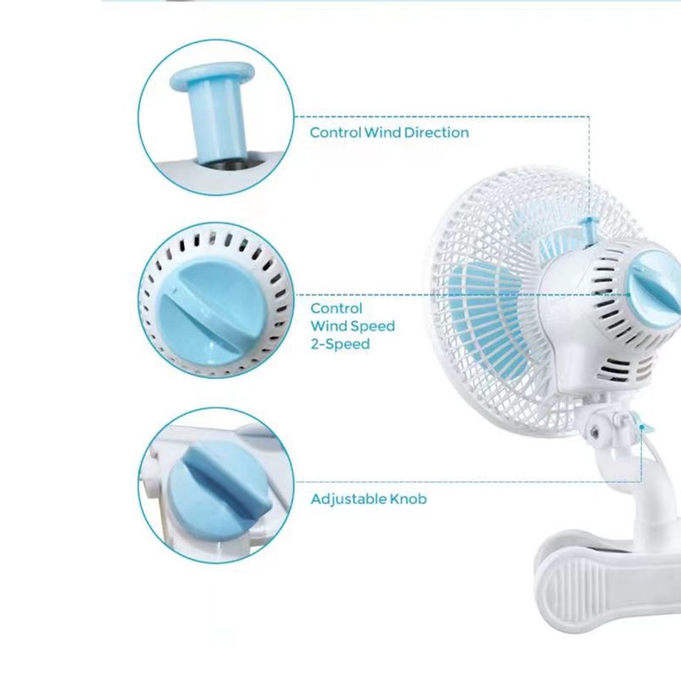 Clip fan oscillating DM