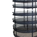 Black drying net 6 x 90cm in bag