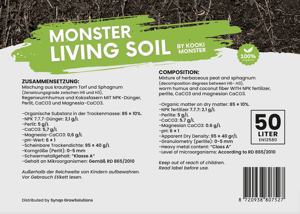 Monster Soil Living Soil 50L