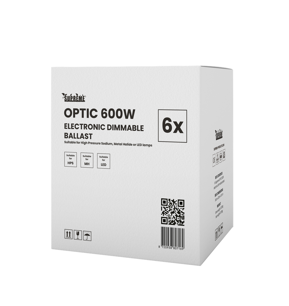 Supreme Optic 600W Electronic Dimmable HPS Ballast