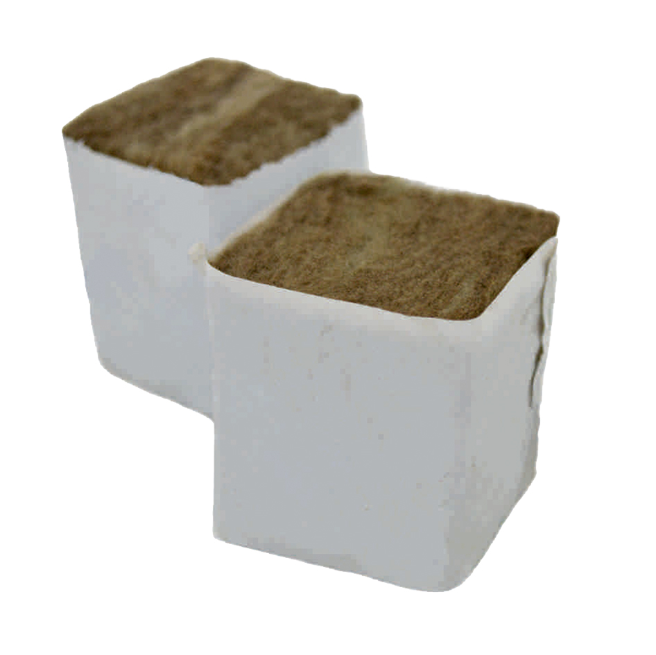 AgraWool Plug 4x4x4cm | No hole (Box of 750 pieces)