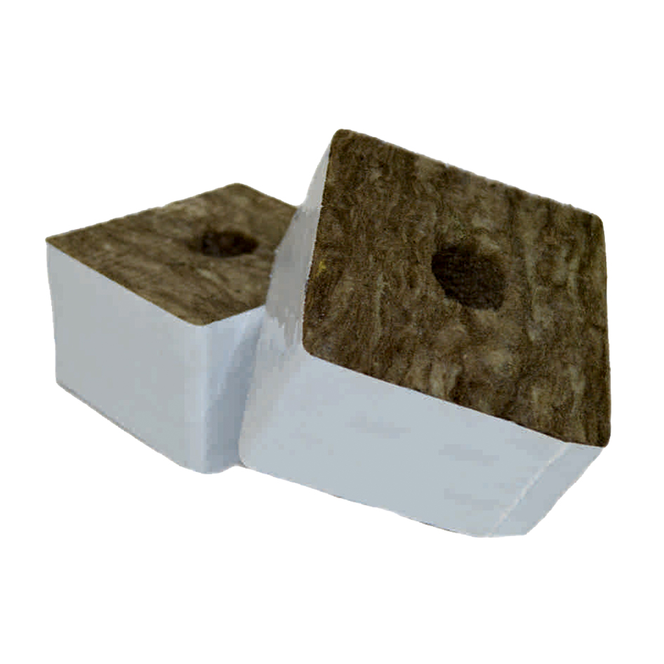 AgraWool Start Block 10x10x6,5 cm | 28/35mm hole (Box of 120 pieces)