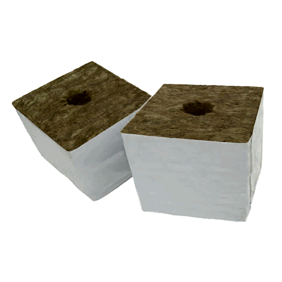 AgraWool Start Block 7,5x7,5x6,5cm | 38/35mm hole (Box of 224 pieces)
