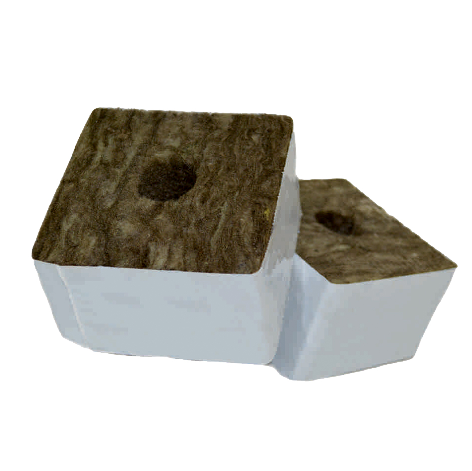 AgraWool Start Block 10x10x6,5 cm | 38/35mm hole (Box of 120 pieces)