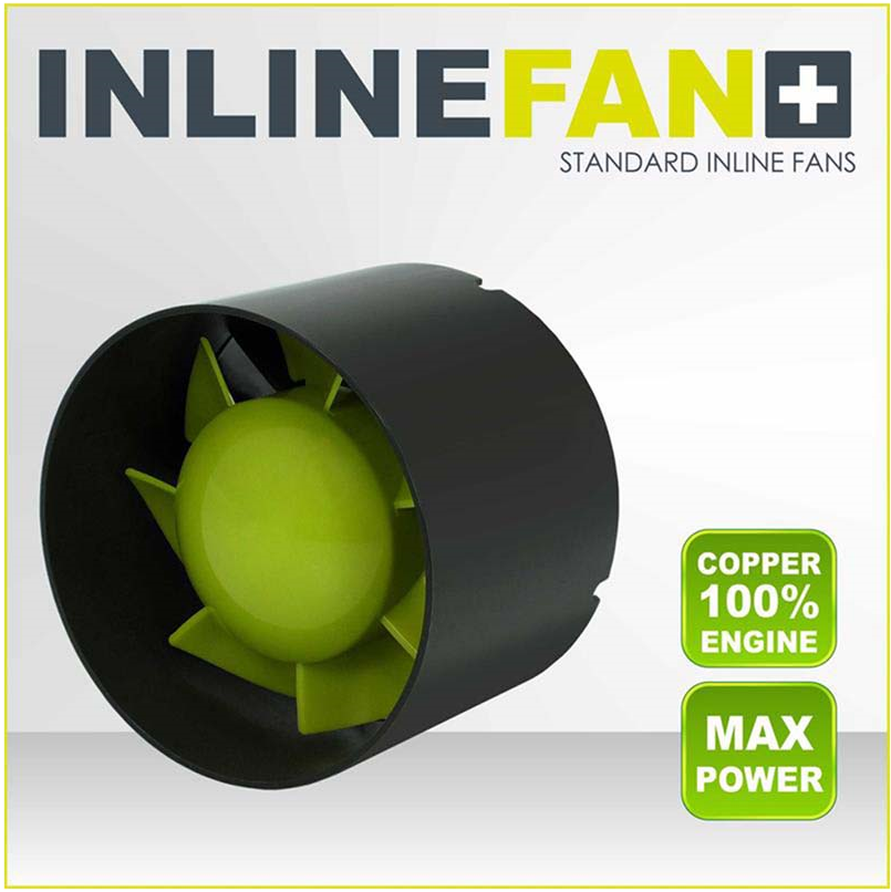 Garden Highpro 100mm Inline Extractor (107m³/h)