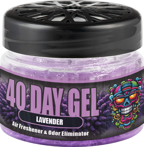 [C8SMC3D100LA] SmellCrusher 40 Day Gel | 100ml (Lavender)