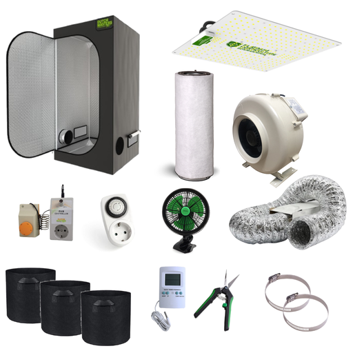 [C8SYN120120V4] Complete Growtent 120x120x200cm with 320W LED V4