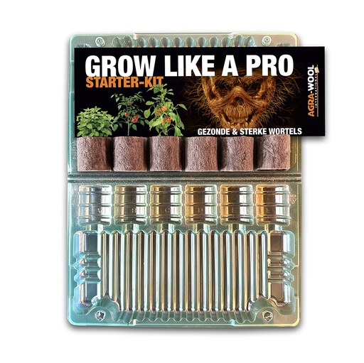 [C8AGWS9950269] AgraWool Starter-kit 6 Plugs In Blister (Box of 38 pieces)