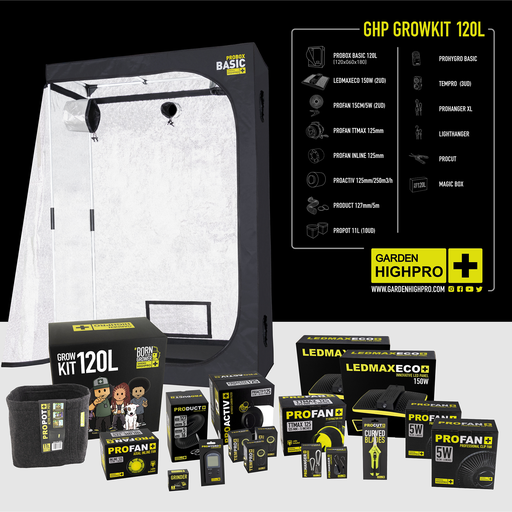 [C8GHPKIAR0090] Garden Highpro Growkit 120L Tempros Wardrobe Kit