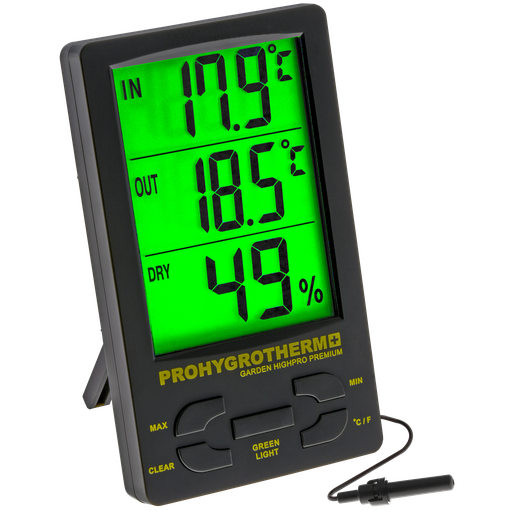 [C8GHPTERM0015] Garden Highpro Hygrothermo Pro Thermometer (High Quality Components)