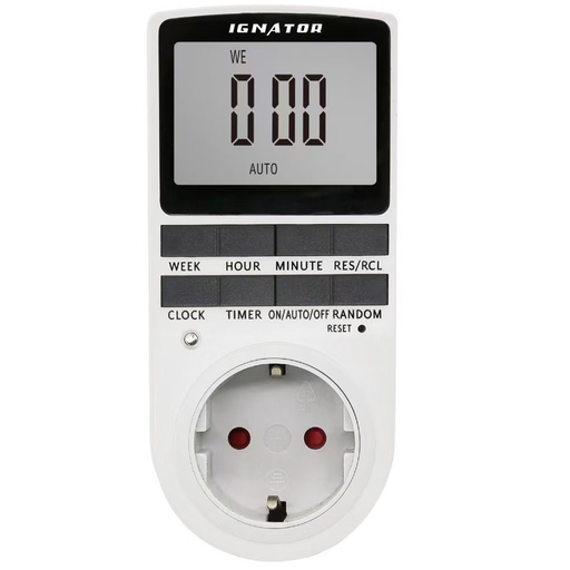 [C8GHPTEMP0046] Digital Timer 16A Ignator L+N