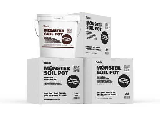 [C8SUB1200B] Monster Soil Homegrow Pot | Incl. Box | 11L