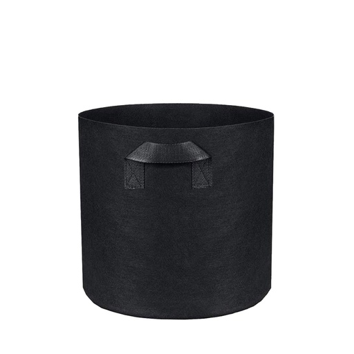 [C8DMH44019] Stoffen Pot Rond Zwart - 38 L