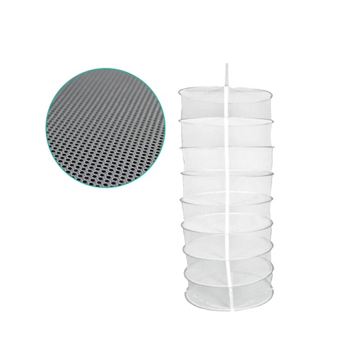 [C8DMH66025] Drying net round - 8x 60 cm