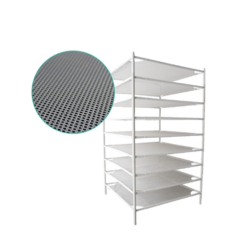 [C8DMH66028] Stapelbaar droogrek - 71x 71 cm