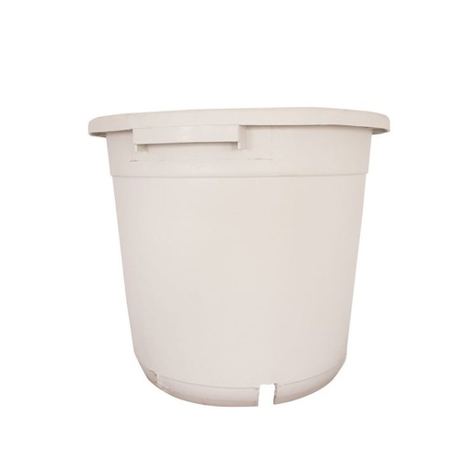 [C8MEH00025] Pot round white - 25 L