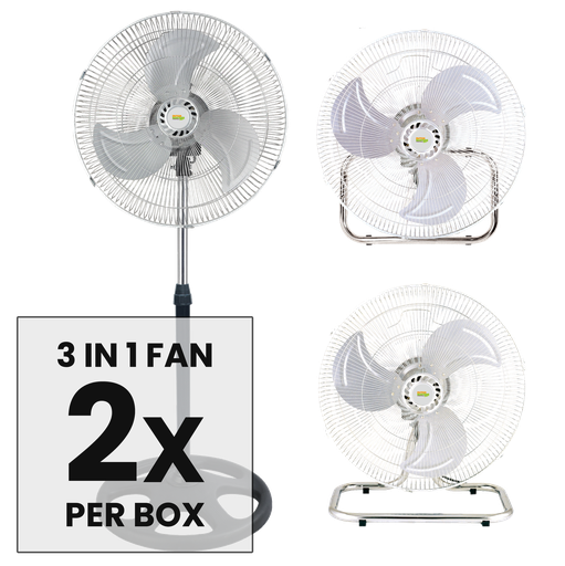 [C8DMH11094-2] Industrial Fan 3 in 1 (2x/ box)