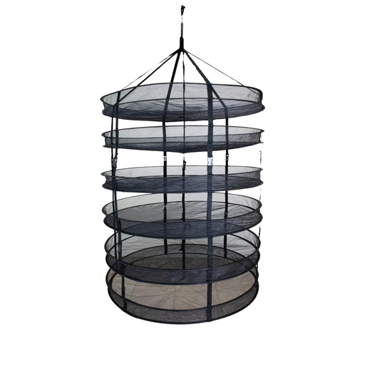 [C8DMH66045] Drying net Black in bag - 6 x 90cm